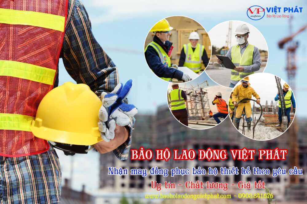 May quần áo đồng phục xây dựng chất lượng uy tín | Bảo Hộ Lao Động Việt Phát
